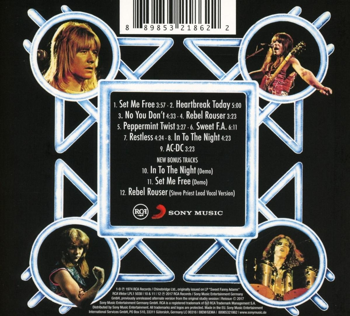 The Sweet - Sweet Funny Adams (New Extended Version)  - (CD)