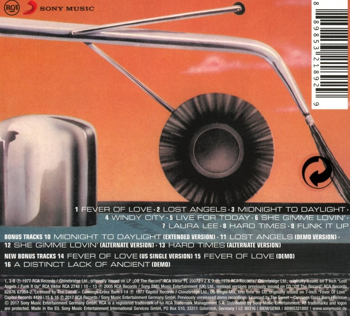 Albumcover mit einer Antennen-Grafik und Titelliste.