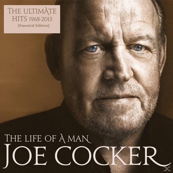 Album borítója. Joe Cocker portréja a 'The Life of A Man' és a 'Joe Cocker' felirattal.