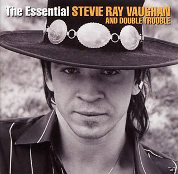 Stevie Ray Vaughan album borítója. Kalapot visel, és a kamerába néz.