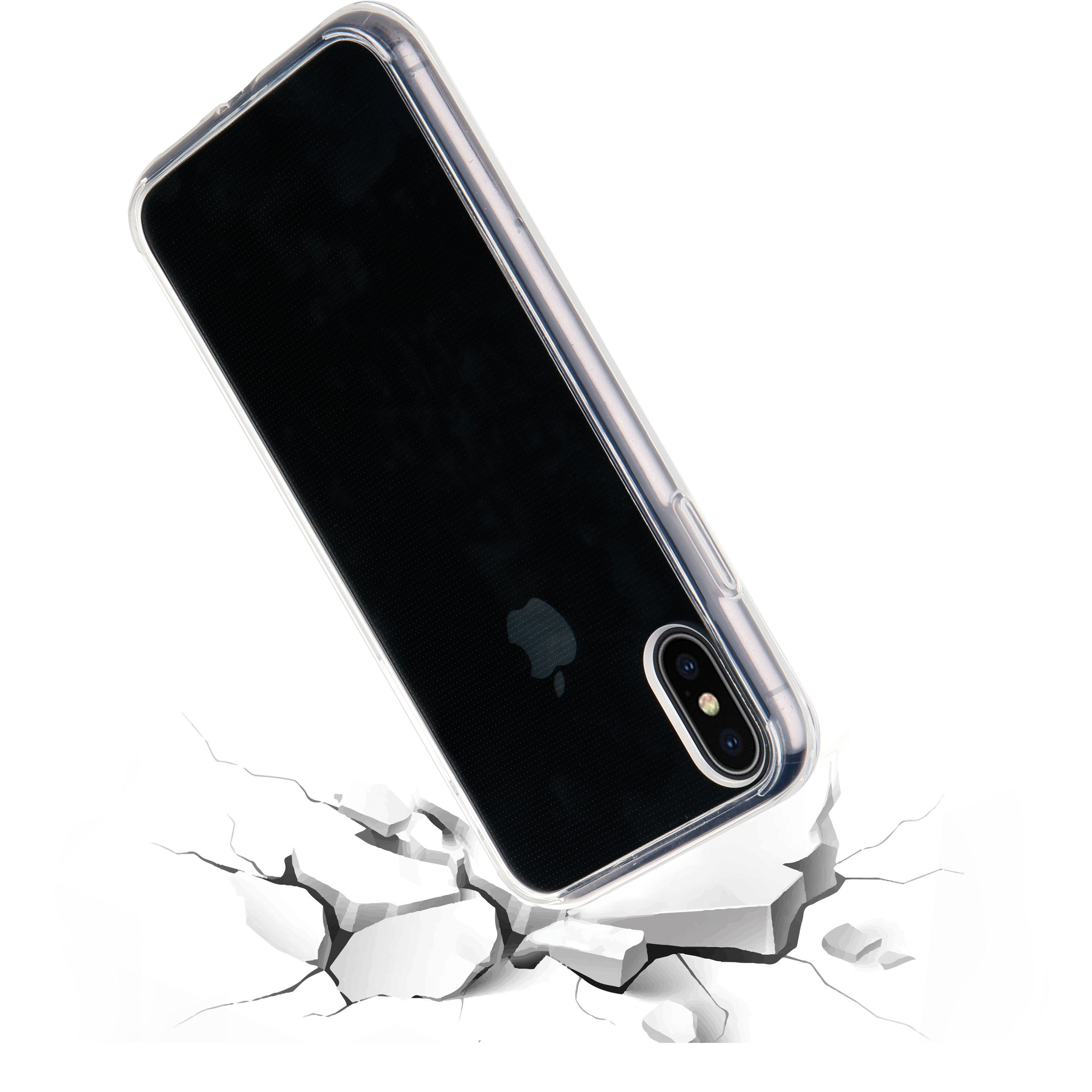 Apple, XS, Steady, iPhone Transparent Backcover, & Safe VIVANCO