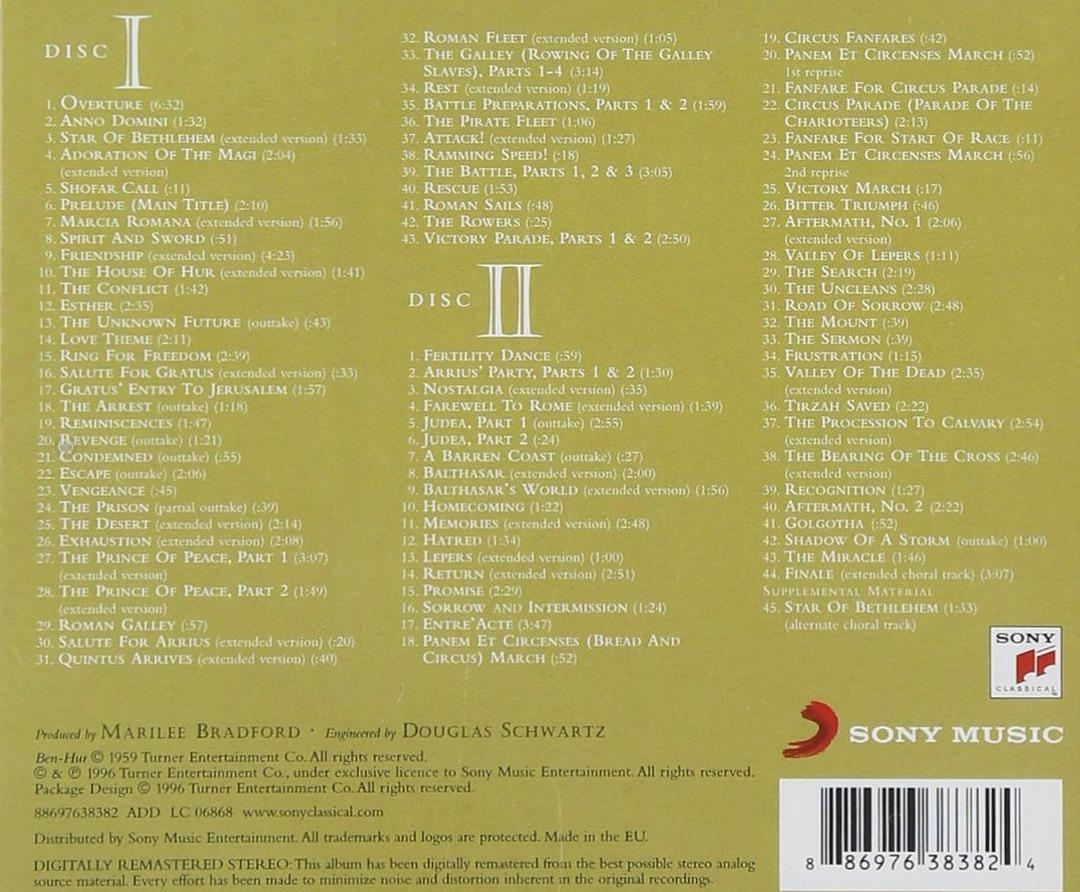 VARIOUS - Ben Hur  - (CD)