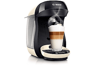 BOSCH TAS1007 Tassimo Happy Kaffeepadmaschine Creme & Black