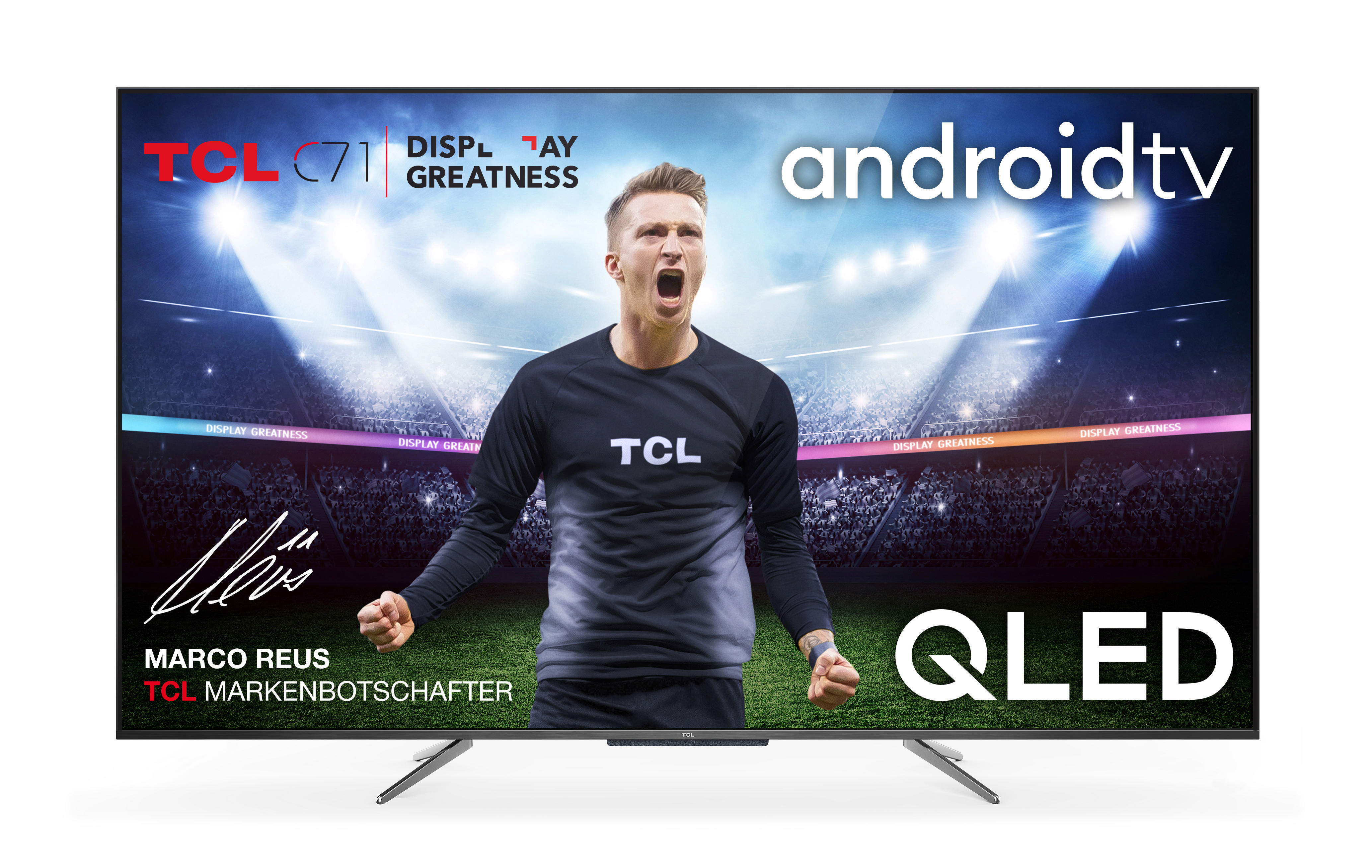 TCL 55 C 715 4K QLED TV (Flat, 55 Zoll / 139 cm, QLED 4K, SMART TV, AndroidTV 9.0)