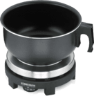 Reisekochplatte inkl. Aluminiumtopf RK 501/SU, 1 Kochzone, 80mm