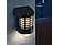 GARDEN OF EDEN LED-es szolár fali lámpa melegfehér, fekete (11258)