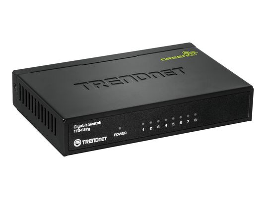 TRENDNET TEG-S82G GREENnet 8 porte Gigabit - Switch (Nero)