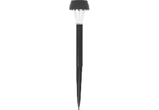 GARDEN OF EDEN LED-es szolár lámpa hidegfehér, fekete (11260)