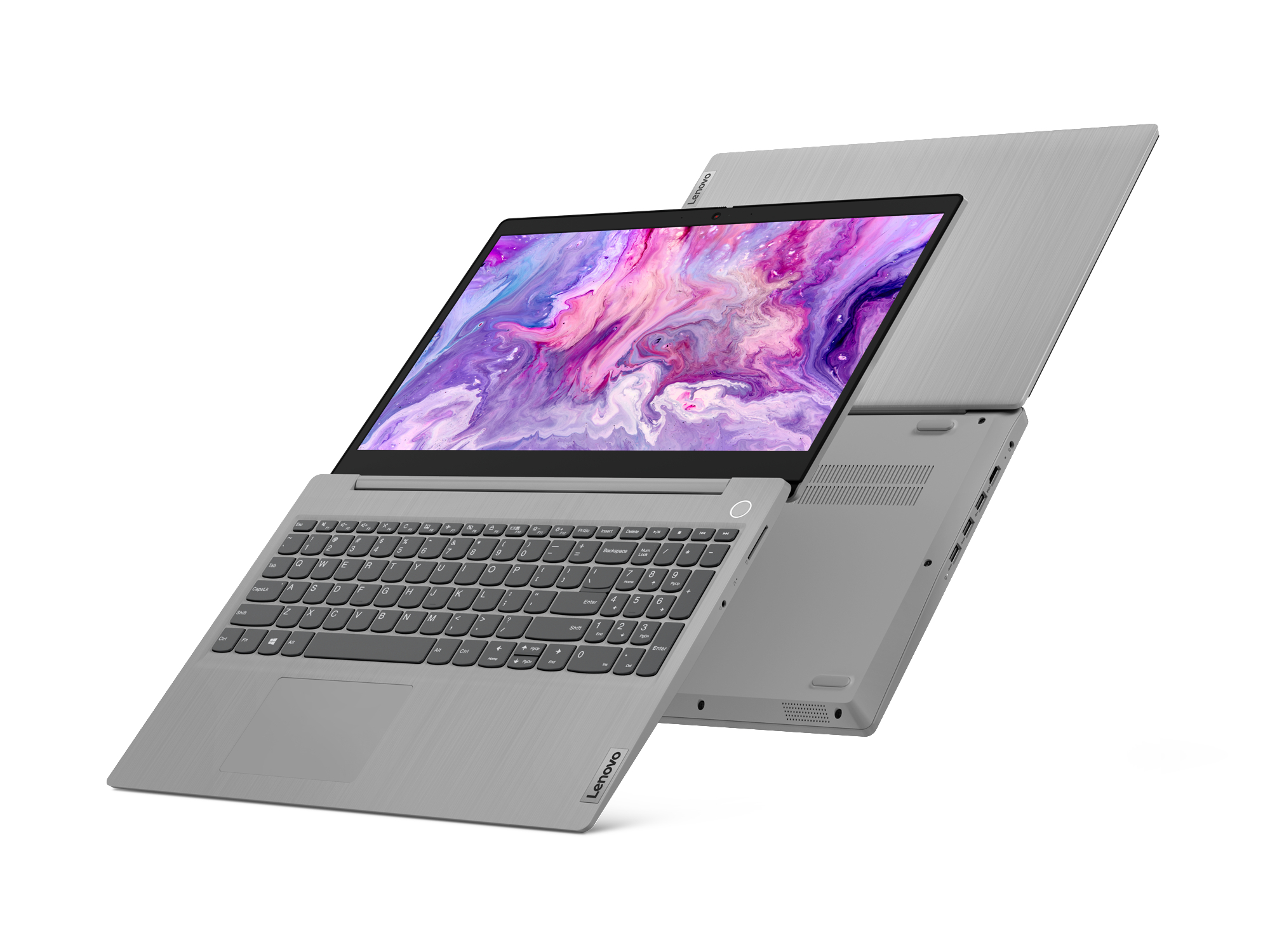 LENOVO IdeaPad 3, Notebook, 15,6 GB GB Zoll RAM, Display, AMD 512 SSD, 8 3500U Prozessor, Platinsilber mit