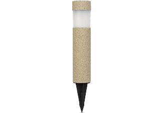GARDEN OF EDEN LED-es szolár lámpa, kőmintás (11265)