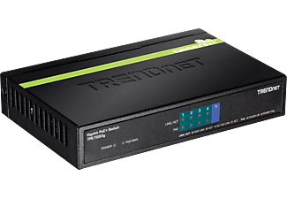 TRENDNET TPE-TG50G 5-Port Gigabit PoE+ - Switch (Schwarz/Grün)