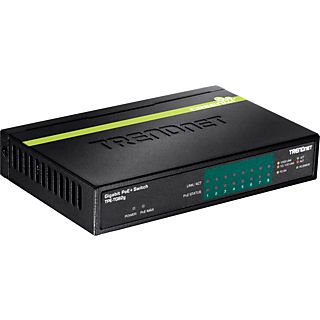 TRENDNET TPE-TG82g PoE+ Gigabit à 8 ports - Switch (Noir/Vert)