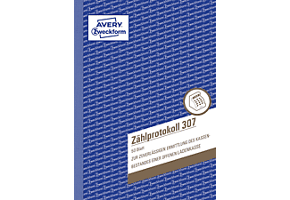 AVERY ZWECKFORM 307 Zahlprotokoll 14.8 x 21 cm A5 1 Zählprotokoll