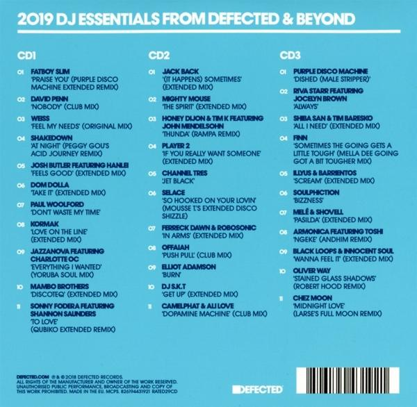 VARIOUS - Defected Presents Most Rated 2019  - (CD)