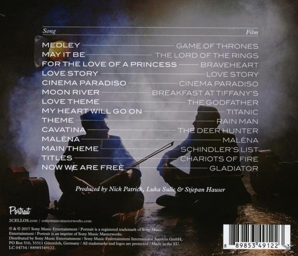 Album borító dalcímekkel és két zenésszel hangszerekkel.