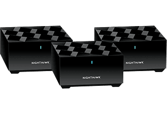 NETGEAR Nighthawk Mesh wifi 6 system (MK63) - WLAN Mesh System (Schwarz)