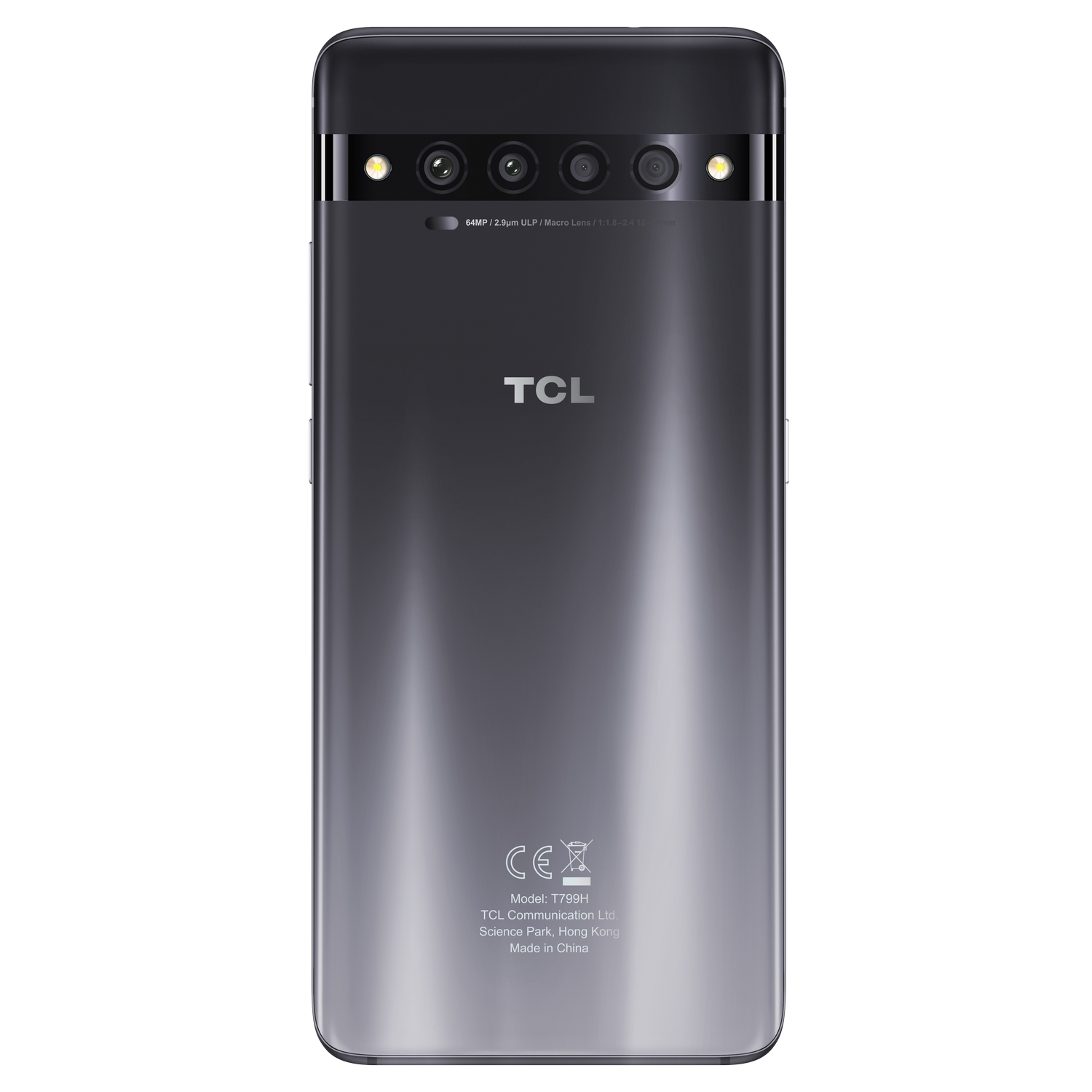 TCL 10 Pro, Gris, 128GB, 6GB, 6.47" Full HD+, Snapdragon 675, 4500 mAh, Quad Cam, Dual Sim, Android