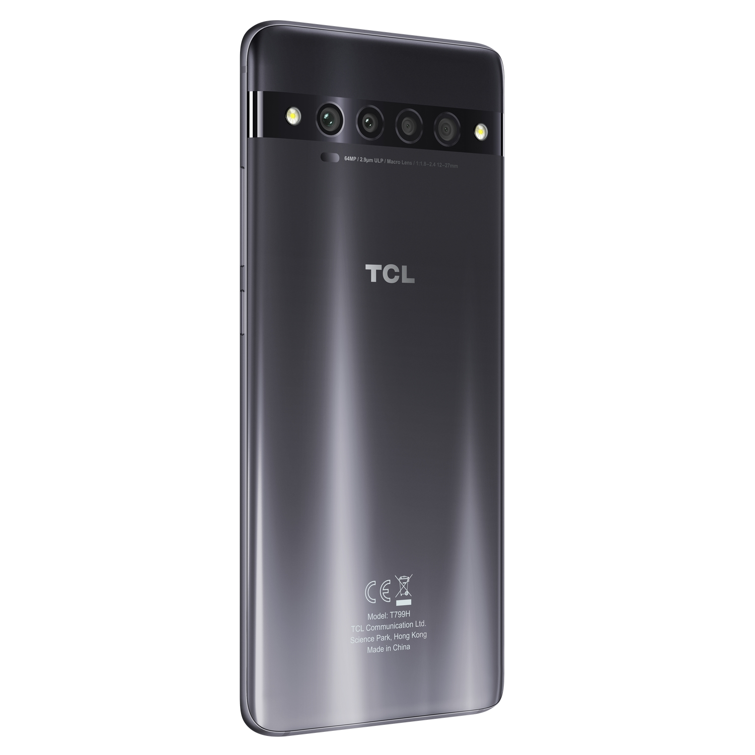 TCL 10 Pro, Gris, 128GB, 6GB, 6.47" Full HD+, Snapdragon 675, 4500 mAh, Quad Cam, Dual Sim, Android