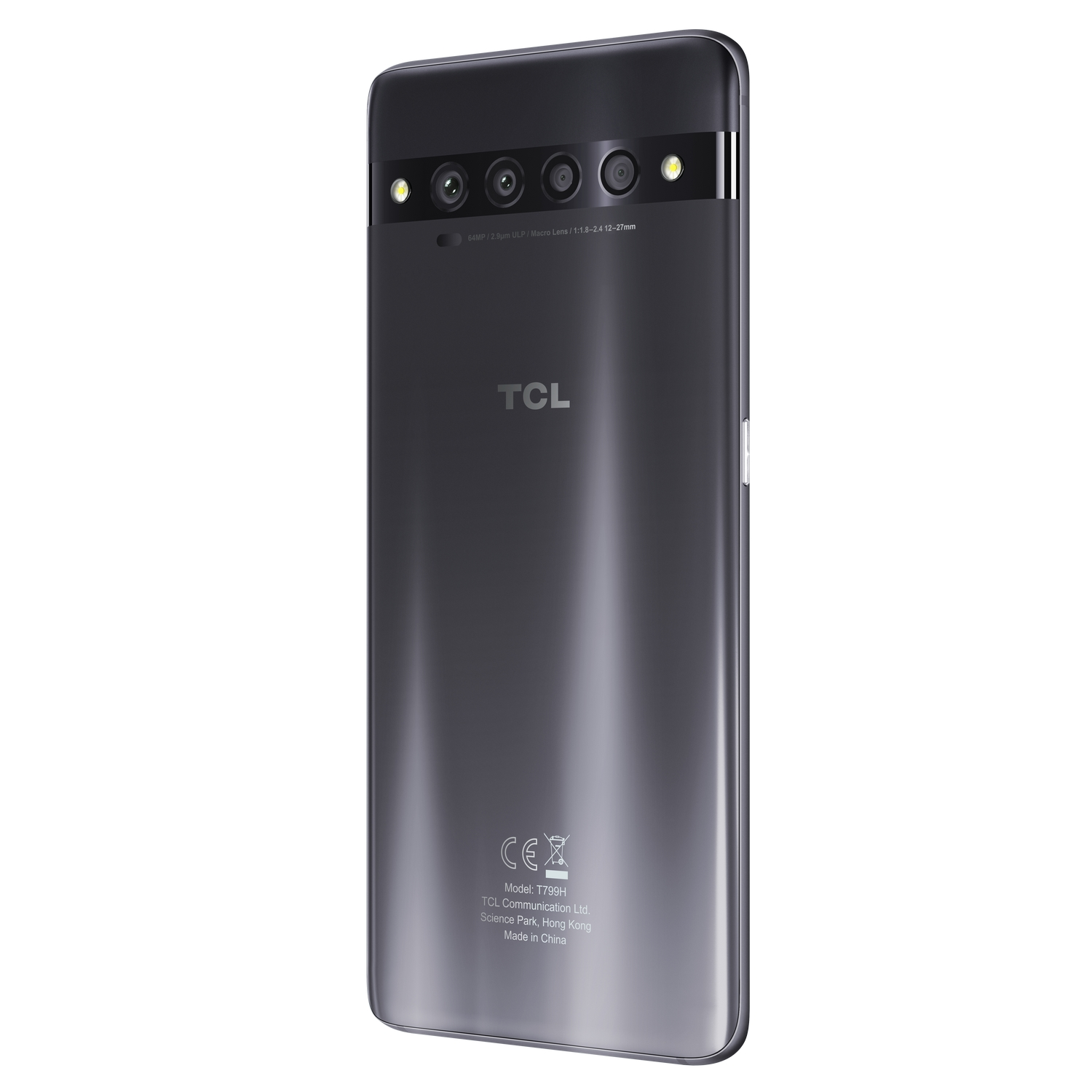 TCL 10 Pro, Gris, 128GB, 6GB, 6.47" Full HD+, Snapdragon 675, 4500 mAh, Quad Cam, Dual Sim, Android