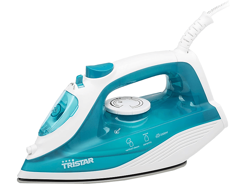 TRISTAR ST-8300 - Dampfbügeleisen (Weiss/Blau)