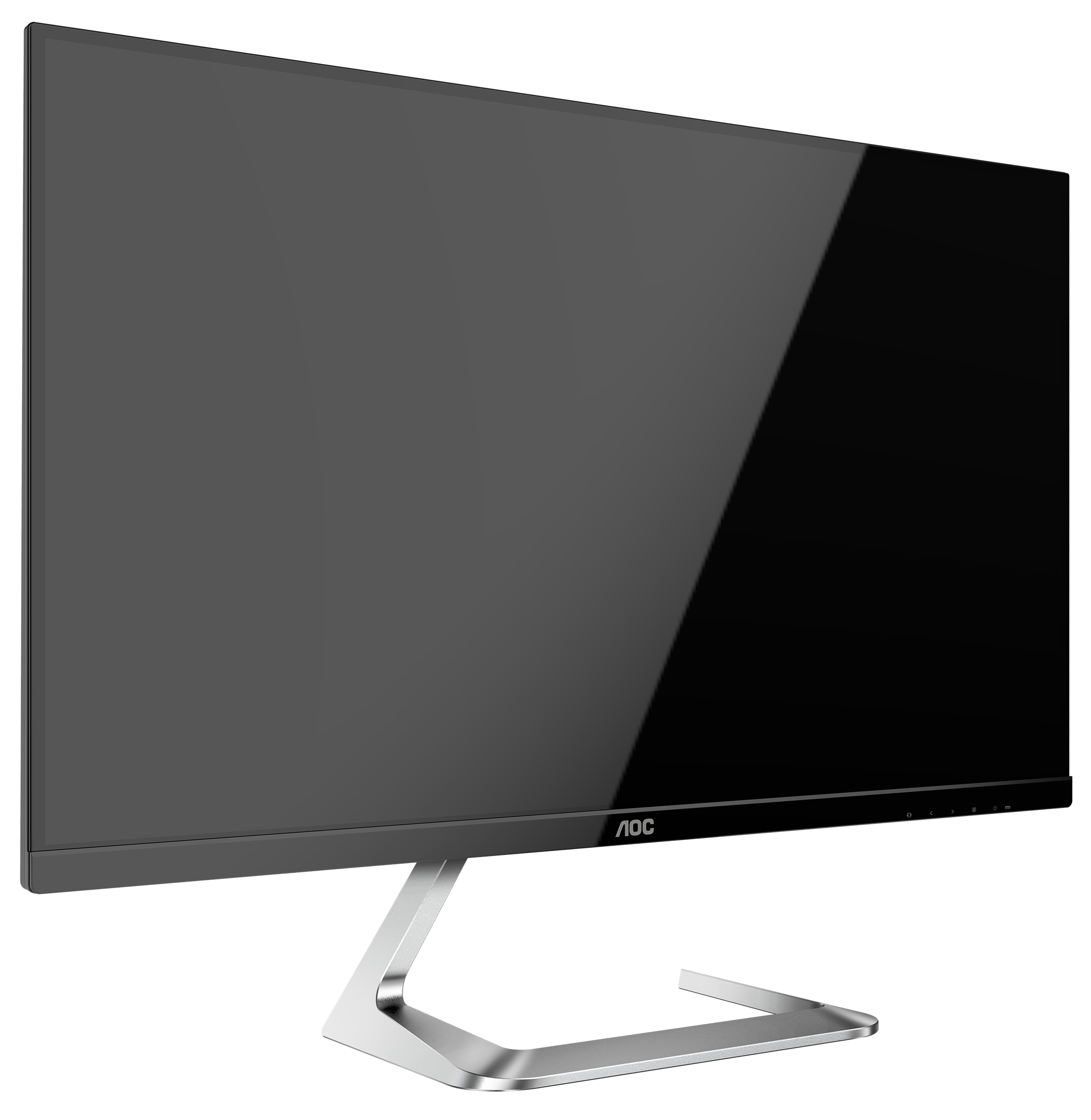 Monitor gaming - AOC Style-line Q27T1, 27", 2560 x 1440, HD LED, Plana, Plata