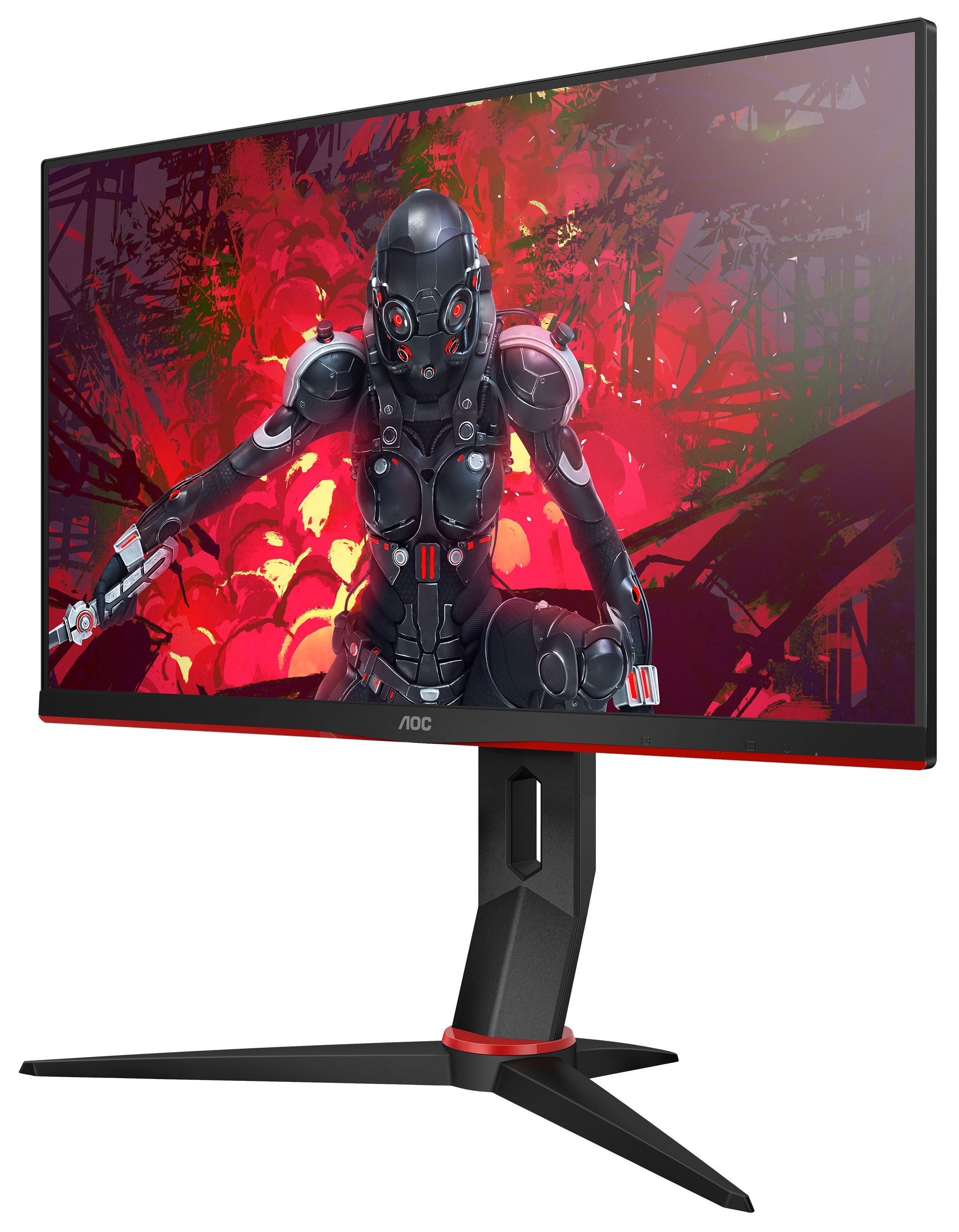 Monitor gaming - AOC 24G2U5/BK, 24" Full HD IPS, 1ms, AMD FreeSync, Negro
