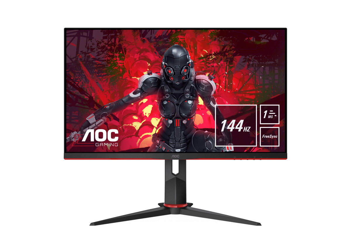 Monitor gaming - AOC 27G2U/BK, 27" Full HD IPS, 1ms, 144 Hz, AMD FreeSync, Negro