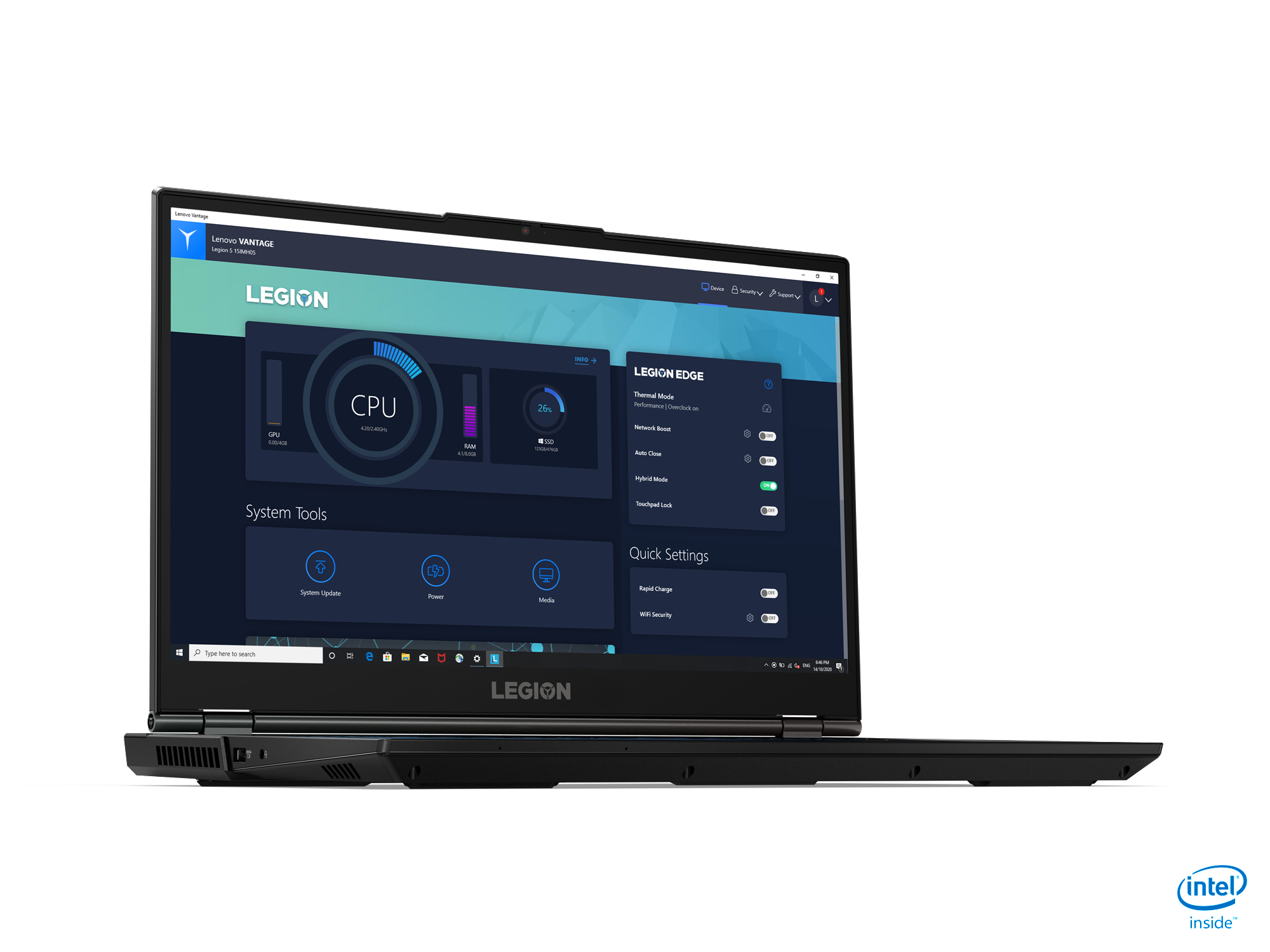 LENOVO Lenovo Legion 5i - 15,6 Zoll - Intel® Core™ i5 i5-10300H - 16 GB - 512 GB - NVIDIA GeForce RTX™ 2060 - Windows 10 Home (64 Bit)