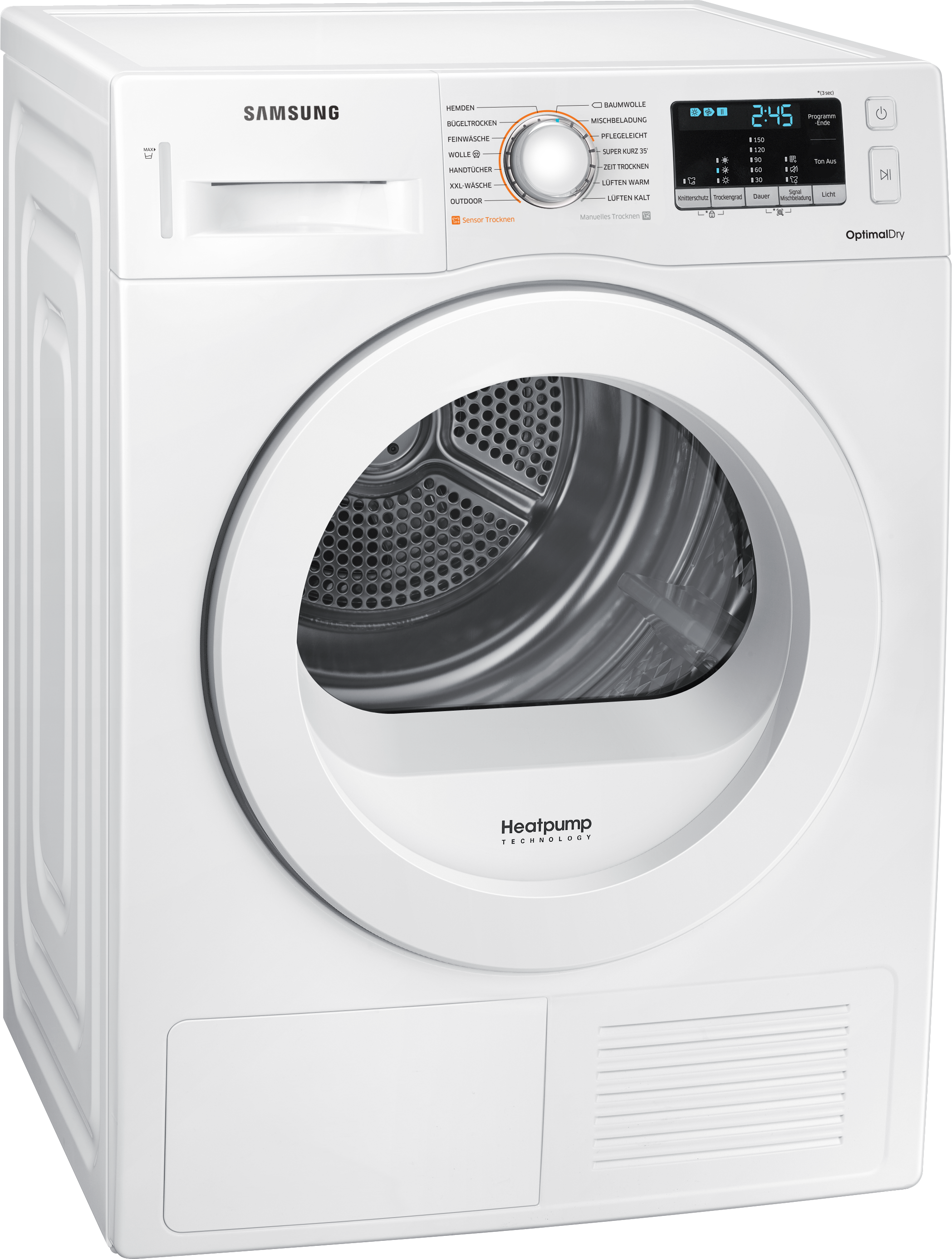 SAMSUNG DV8FM5010KW Wärmepumpentrockner (8 kg, A++, Weiß)
