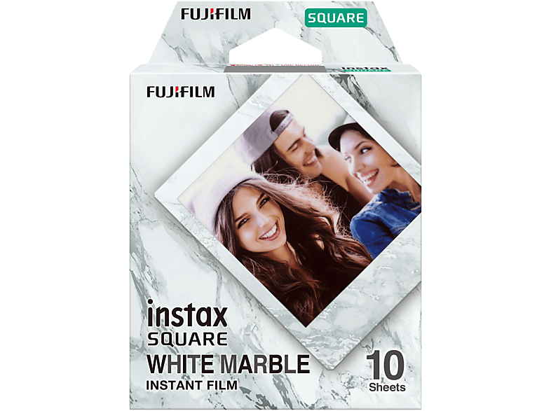 FUJIFILM instax Square fotópapír, 10 db, márvány mintás