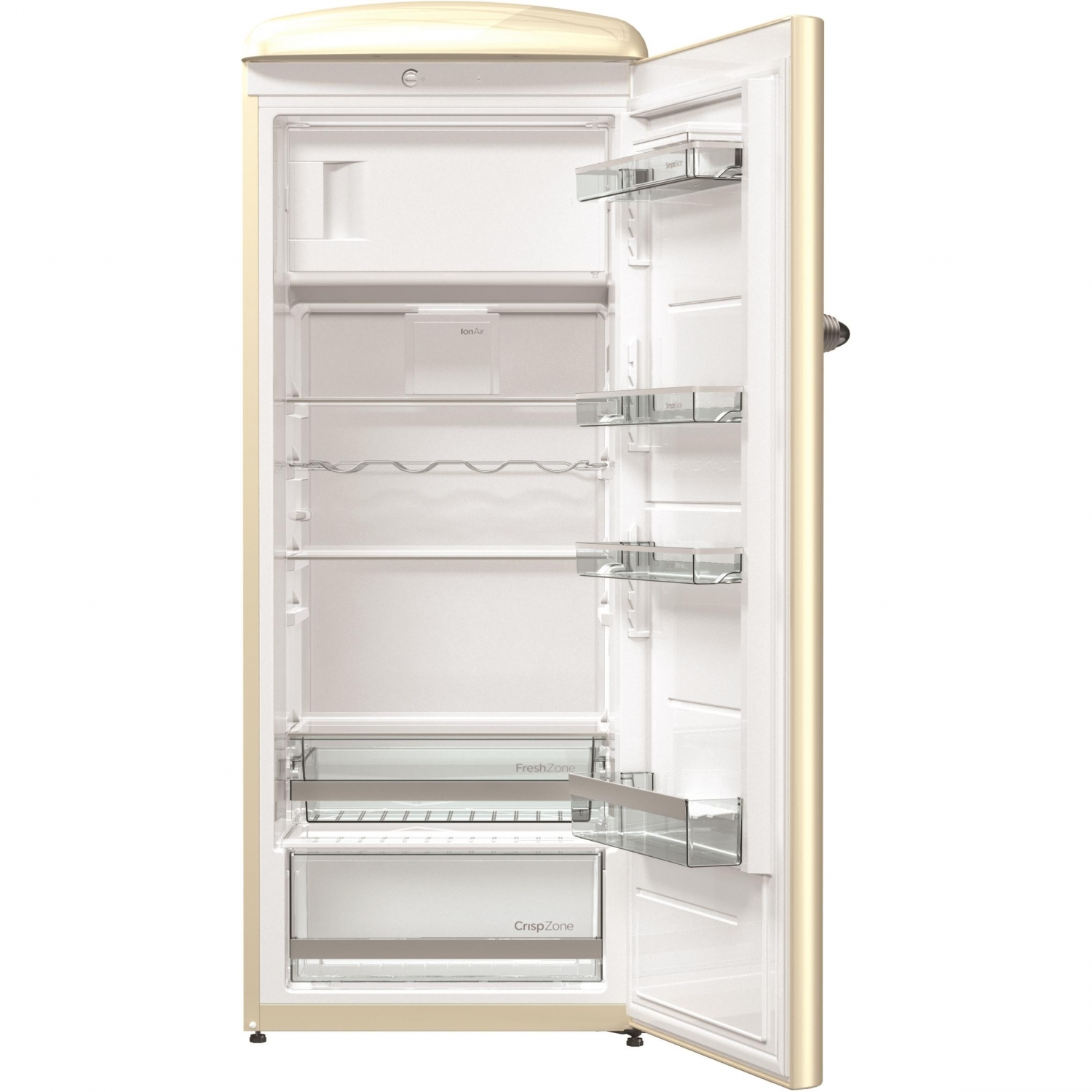 Frigorífico una puerta - Hisense RR330D4AY2, 254 l, Independiente, Función Defrost, 40 dB, A++, Crema