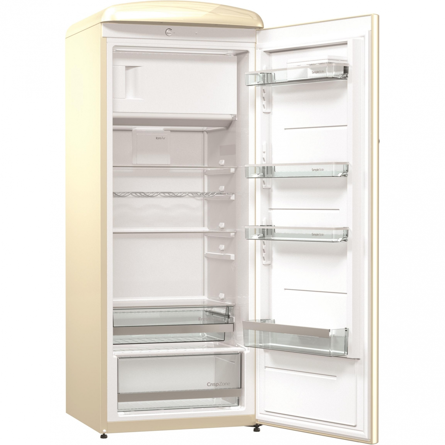 Frigorífico una puerta - Hisense RR330D4AY2, 254 l, Independiente, Función Defrost, 40 dB, A++, Crema
