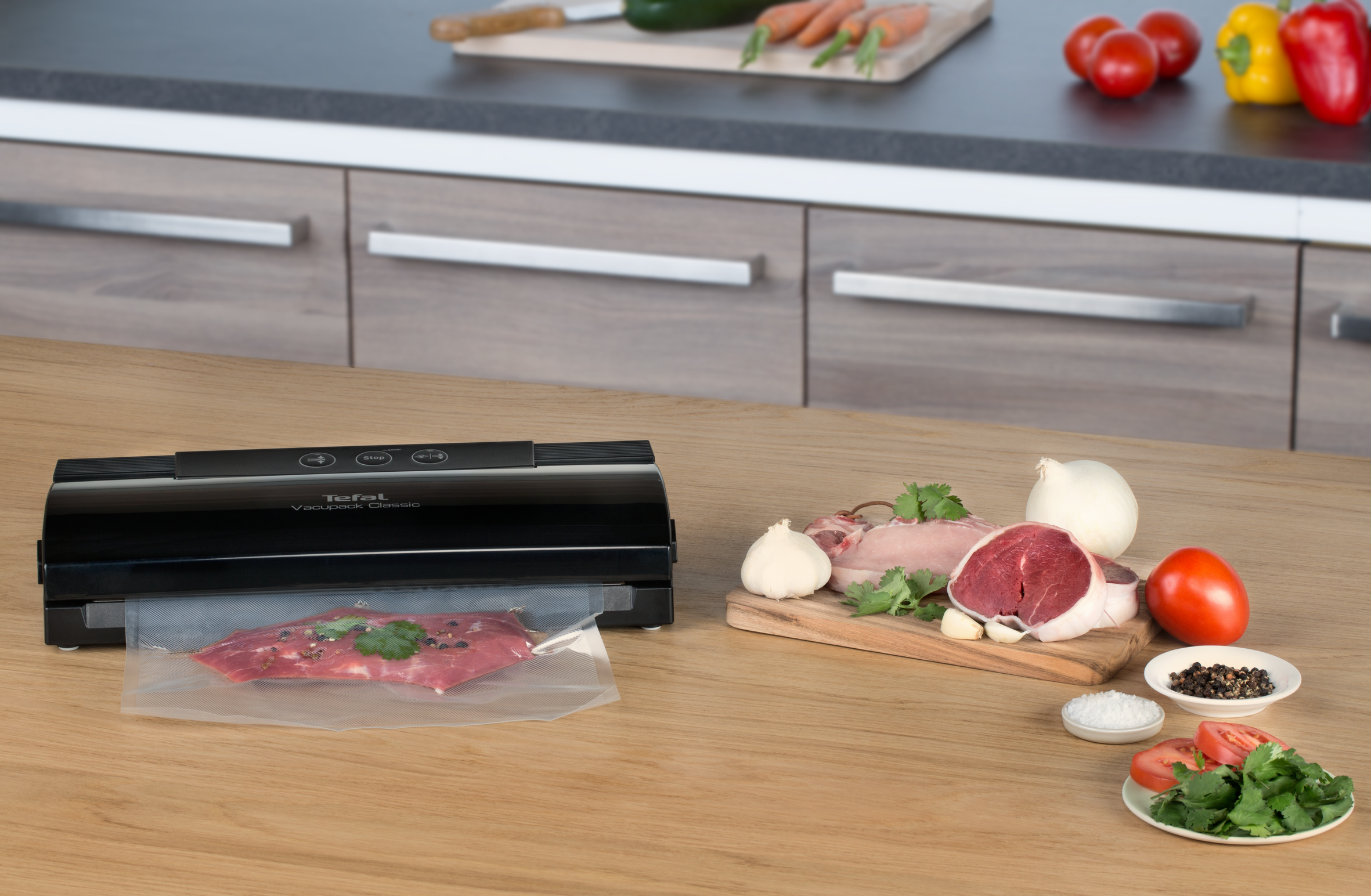 TEFAL Machine d'emballage sous-vide Vacupack Classic (VT254070)