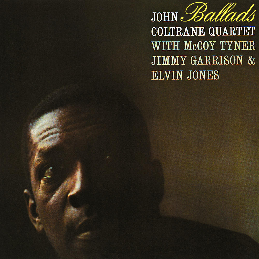 John Coltrane Quartet Ballads album borító, arc árnyékban.