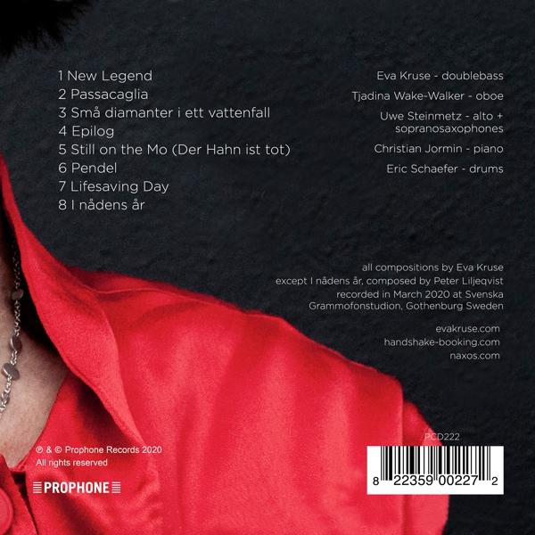 Rückseite einer CD mit Titellisten und Künstlerinformationen.