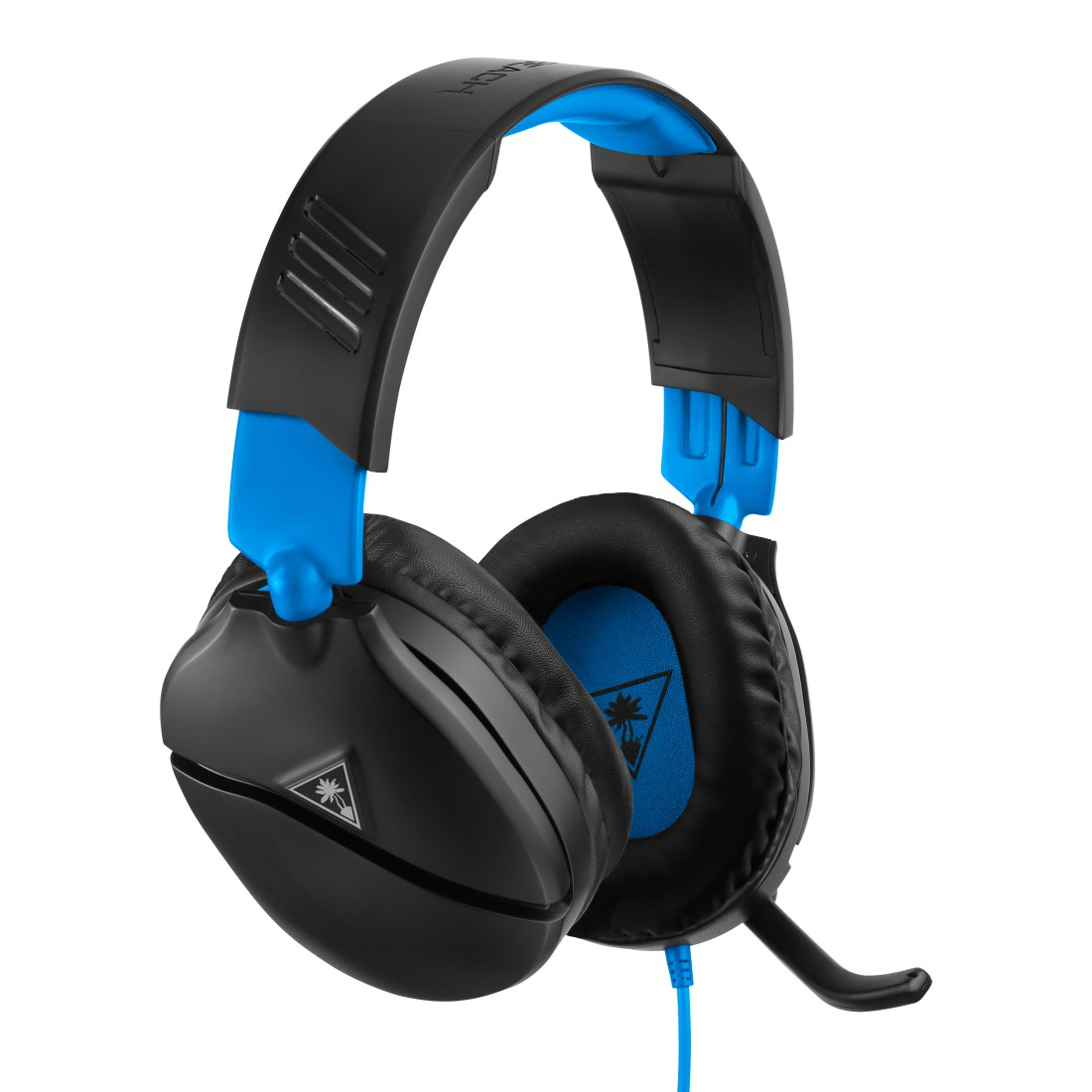 Gaming 70, Over-ear Schwarz/Blau BEACH TURTLE Headset Recon