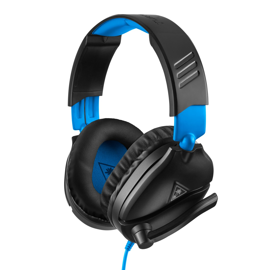 Gaming 70, Over-ear Schwarz/Blau BEACH TURTLE Headset Recon