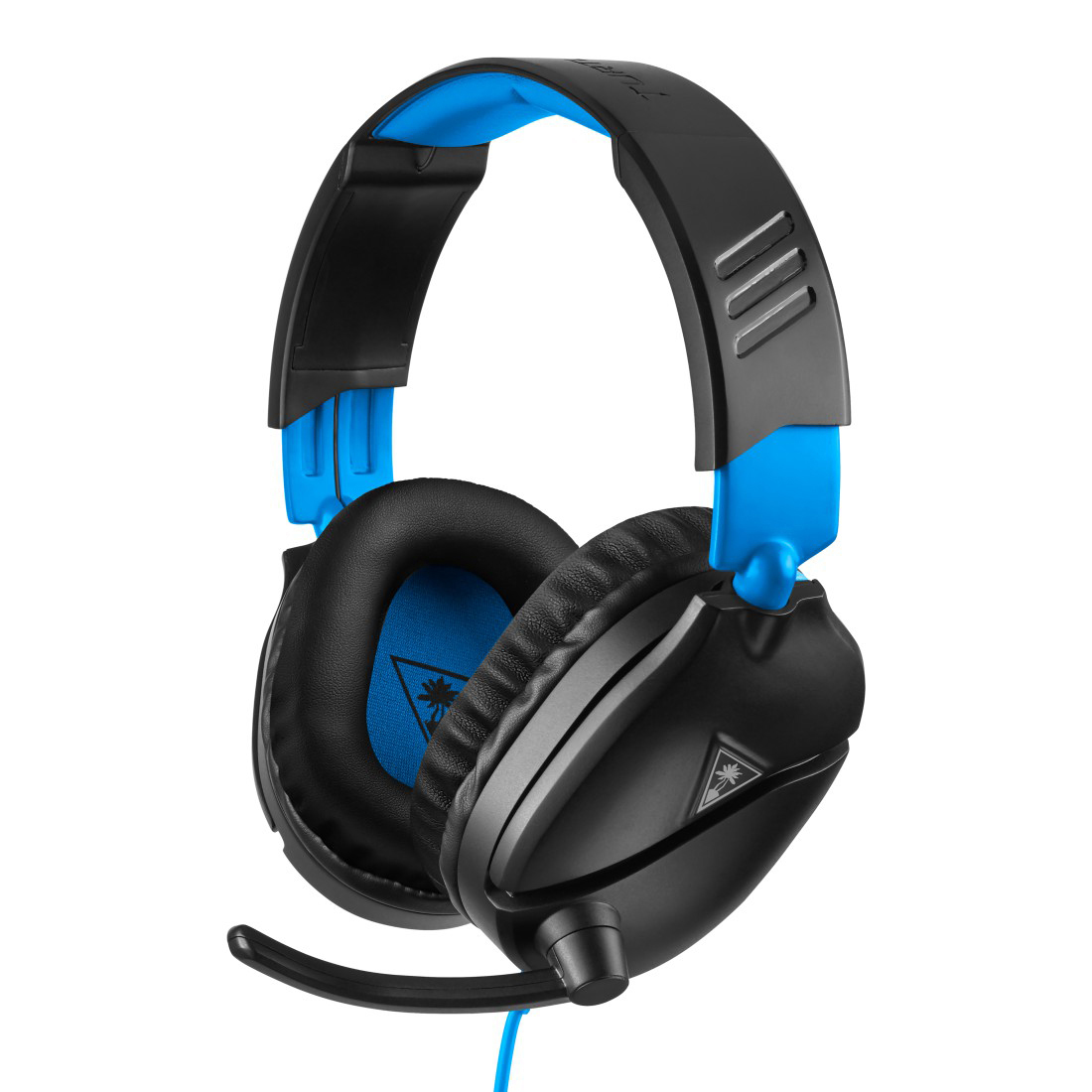 Headset TURTLE Over-ear Gaming Schwarz/Blau Recon BEACH 70,