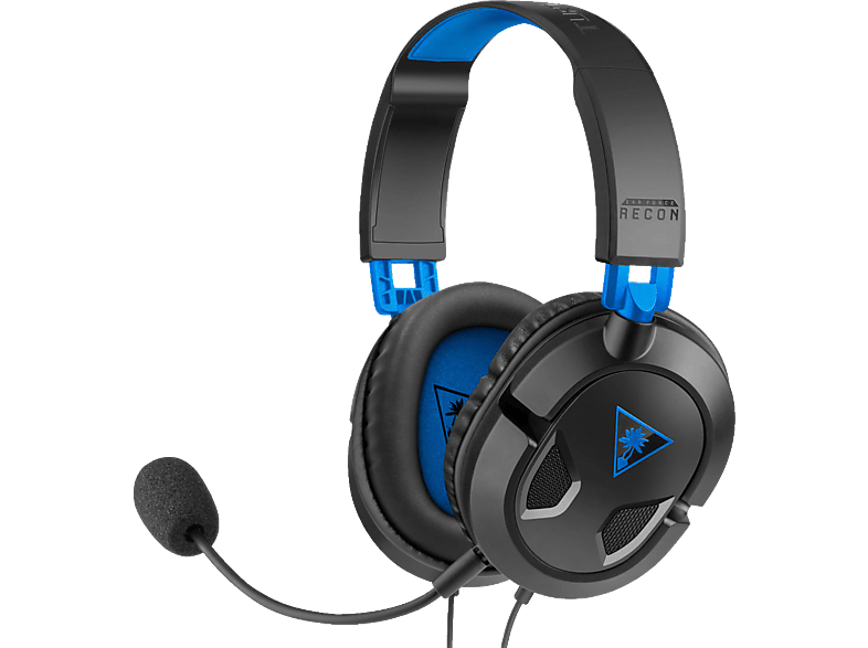 TURTLE BEACH Recon 50P, Over-ear Gaming MediaMarkt Schwarz/Blau Gaming | Headset Headsets