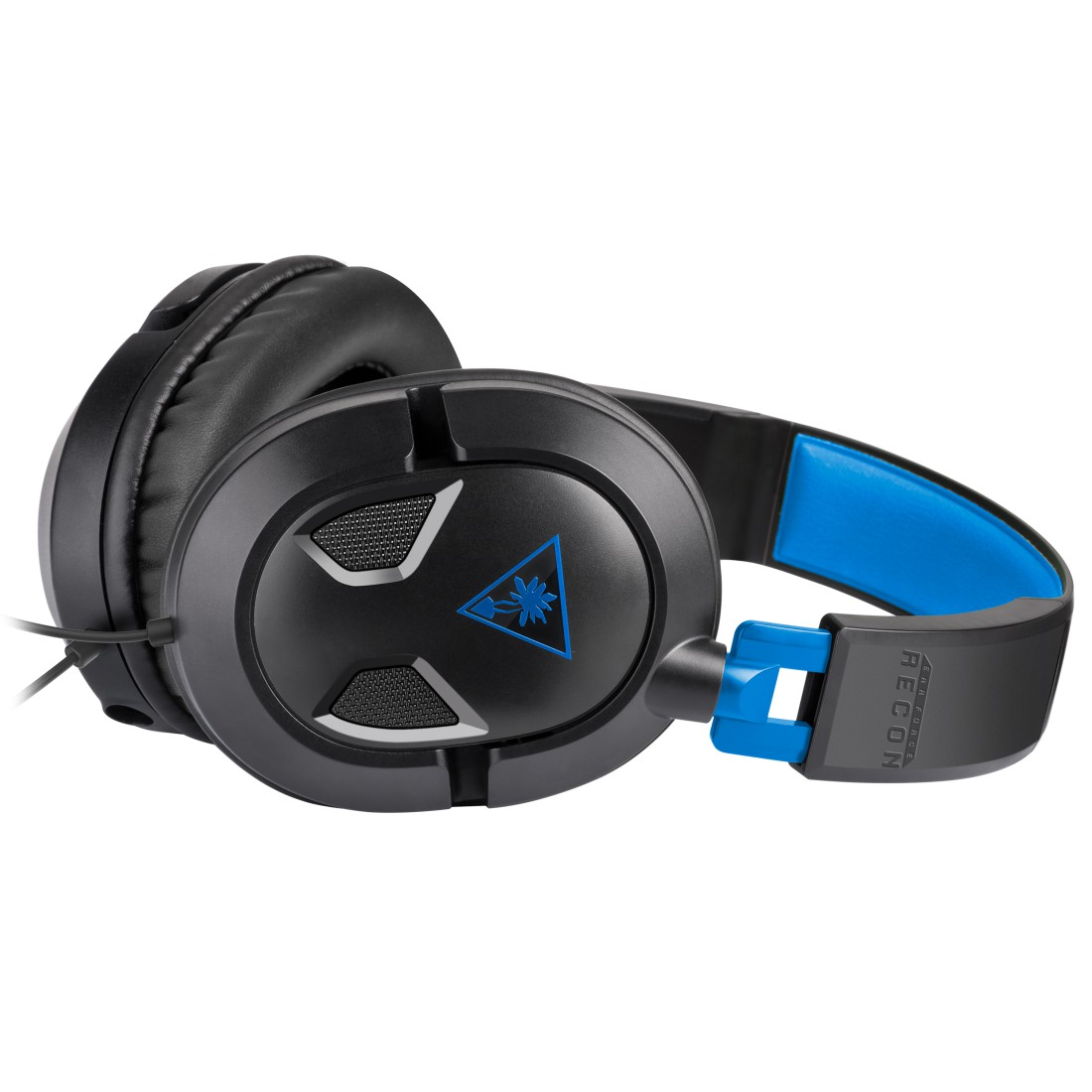 TURTLE BEACH Recon 50P, Over-ear Schwarz/Blau Headset Gaming