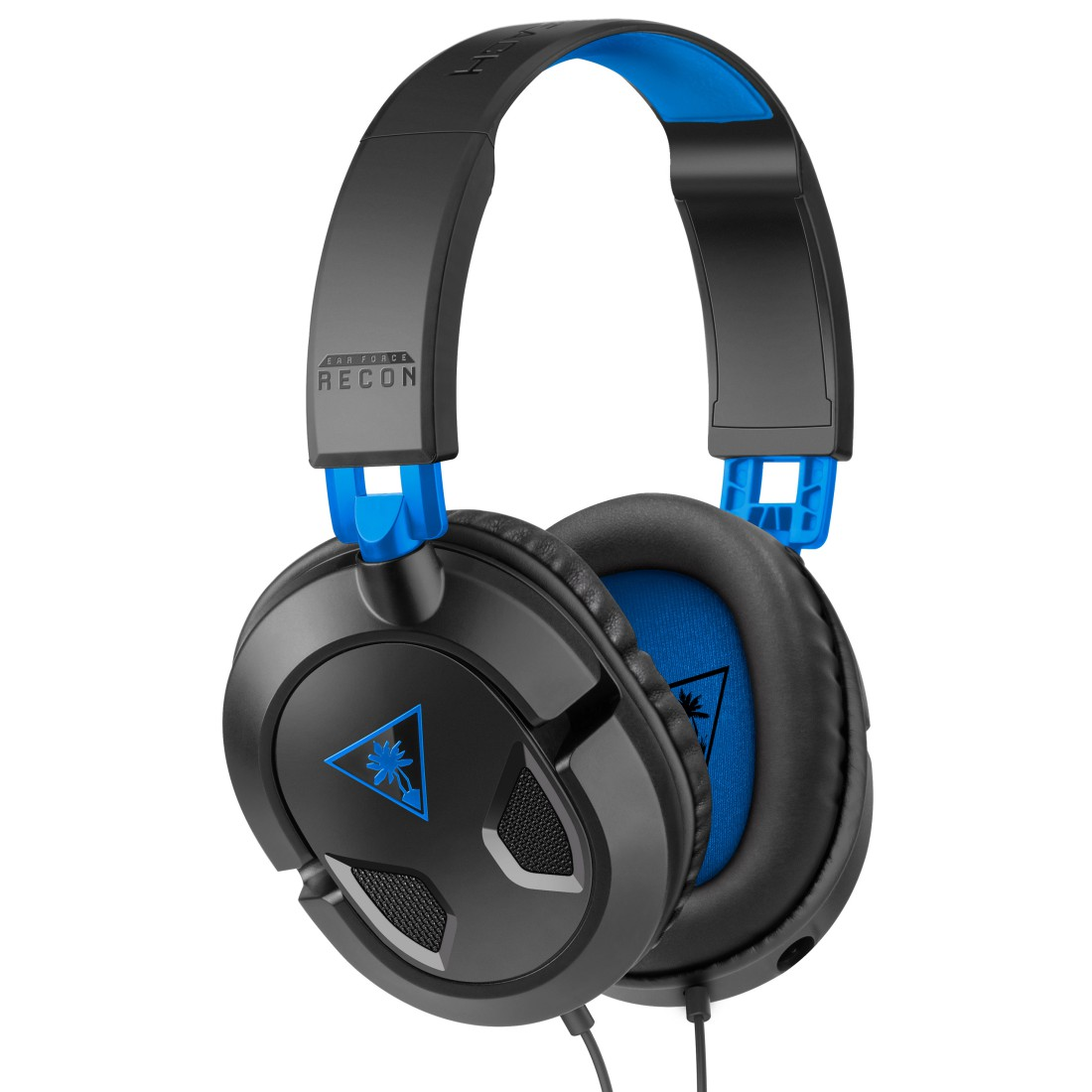 Schwarzes und blaues Turtle Beach Recon Air Force Recon Gaming-Headset.