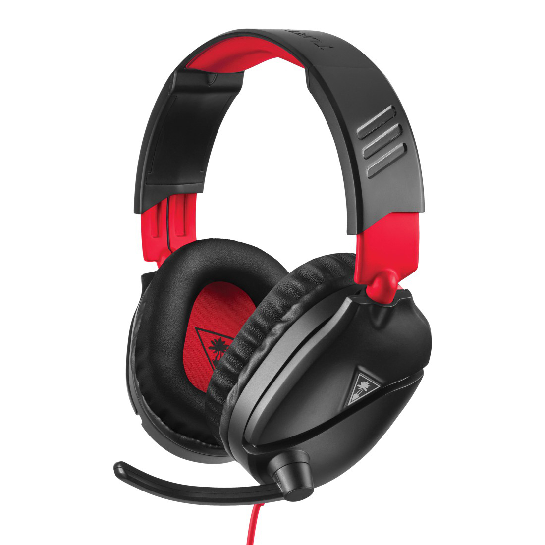 TURTLE BEACH Recon 70, Over-ear Schwarz/Rot Headset Gaming