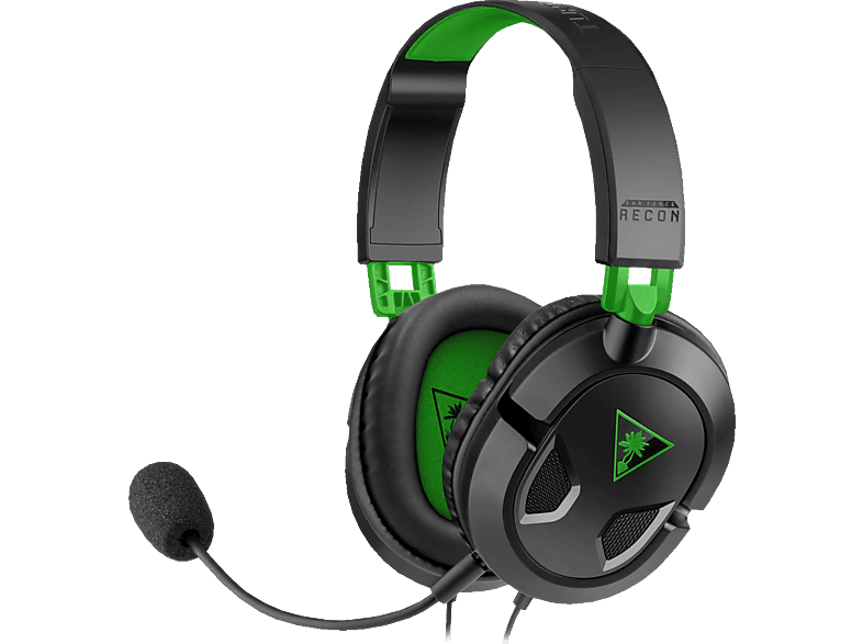 Gaming Over-ear TURTLE Headset Schwarz/Grün 50X, BEACH Recon
