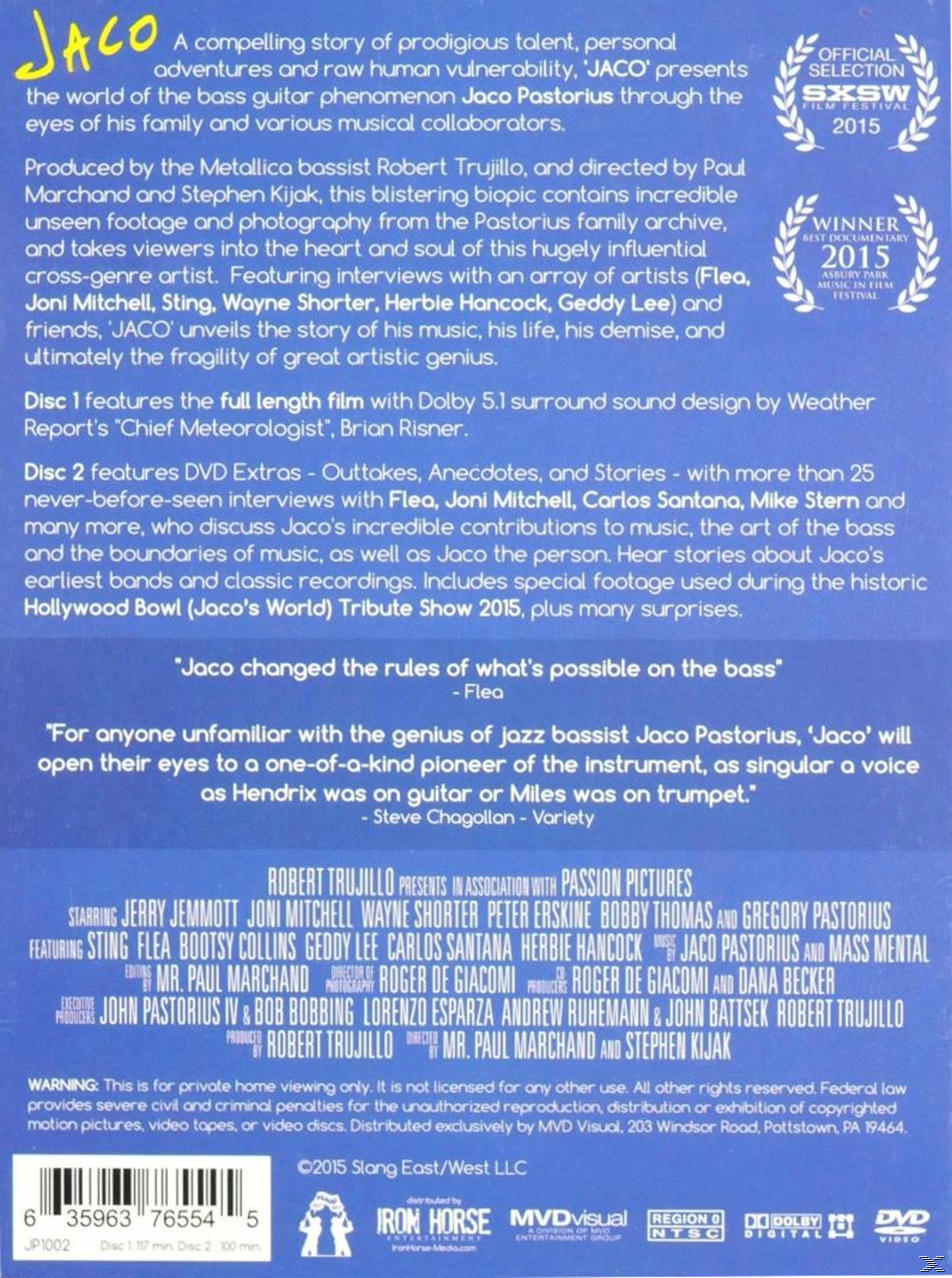 DVD hátlap. Szöveg a zenészről és munkájáról. Tartalmaz egy fotót.