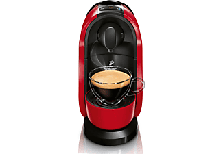 TCHIBO CAFISSIMO Pure + 60 Kapseln (Espresso, Filterkaffee, Caffè Crema) Kapselmaschine Rot