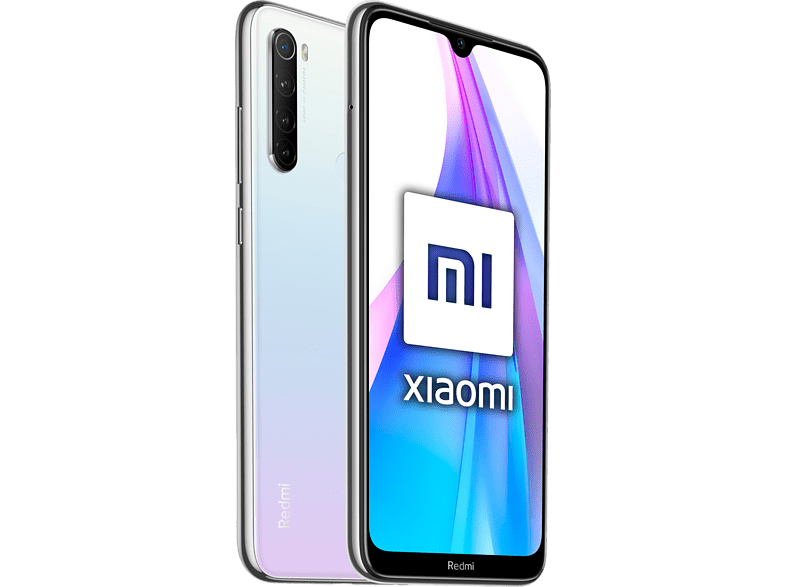 Móvil - Xiaomi Redmi Note 8T, Blanco, 64GB, 4GB RAM, 6.3" FHD+,Snapdragon 665,4000 mAh,Android+Inst. Protector