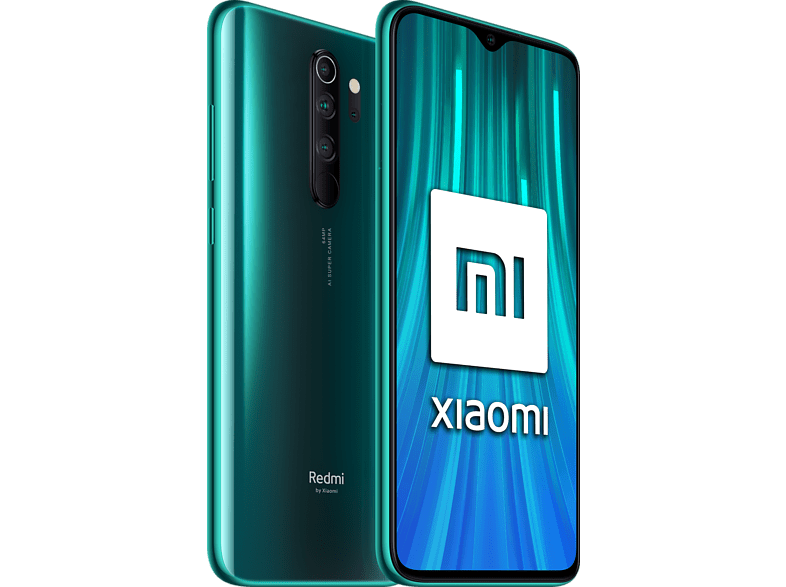 Móvil - Xiaomi Redmi Note 8 Pro, Verde, 128GB, 6GB RAM, 6.53" FHD+, Helio G90T,4500 mAh,Android+Inst.Protector