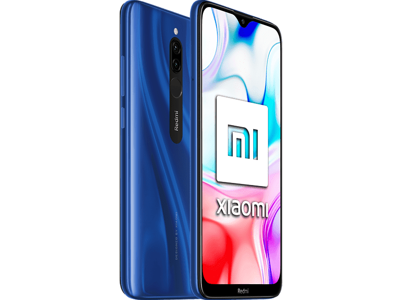 Xiaomi Redmi 8, Azul, 32GB, 3GB RAM, 6.22" HD+, Snapdragon 439, 5000 mAh, Android + Inst.Protector