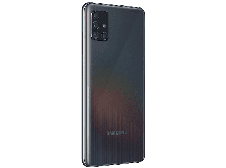 Samsung Galaxy A51, Negro, 128GB, 4GB RAM, 6.5" FHD+, Exynos9611, Android + Inst. Protector Pantalla