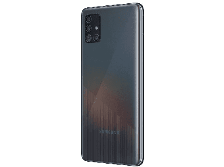 Samsung Galaxy A51, Negro, 128GB, 4GB RAM, 6.5" FHD+, Exynos9611, Android + Inst. Protector Pantalla